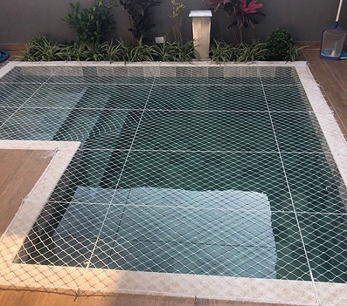 rede de proteção para piscina
